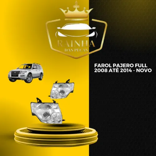 Farol Pajero Full 2008 até 2014 - NOVO