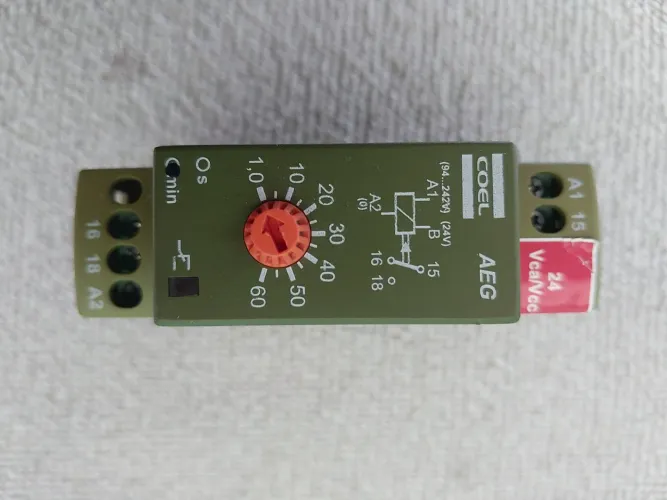 Rele Tempo Coel Aeg 60 Seg 94a242v 24vca/cc Original