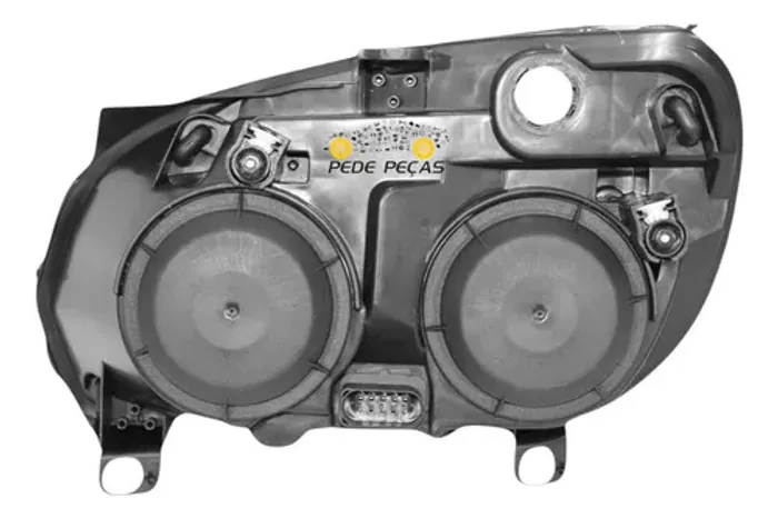 Farol Fiat Doblo 2010 2011 2012 2013 2014 2015 2016 A 21 Ld - Direito/passageiro