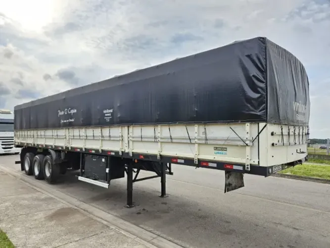 Carreta Graneleira LS Randon Ano 16 Tampas Ecoplate 2 Comp Naval 12.40 x 1.80 Sem pneus