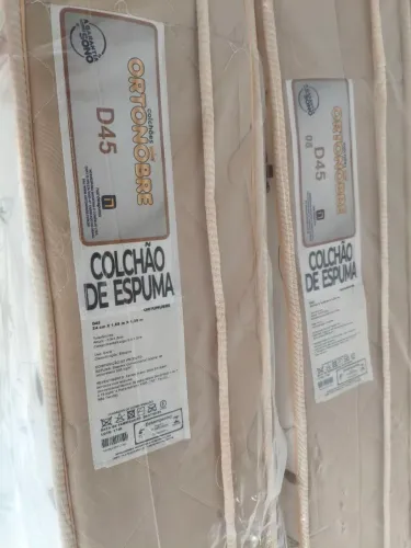 Colchão de Espuma Ortonobre D45 24cm novos com frete grátis 