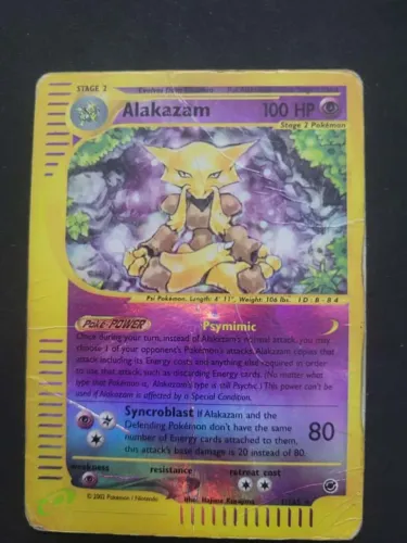 Pokemon card TCG Alakazam (1/165)