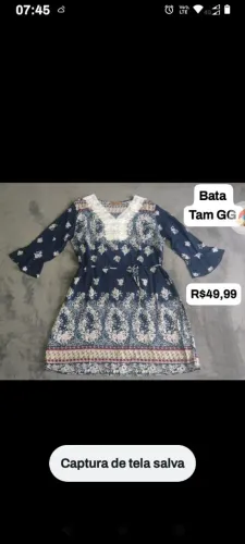 Vestido Floral GG - Novo