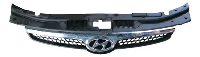 Grade Frontal Hyundai I30 2007 2008 2009 2010 2011 2012 Prateado Fosco