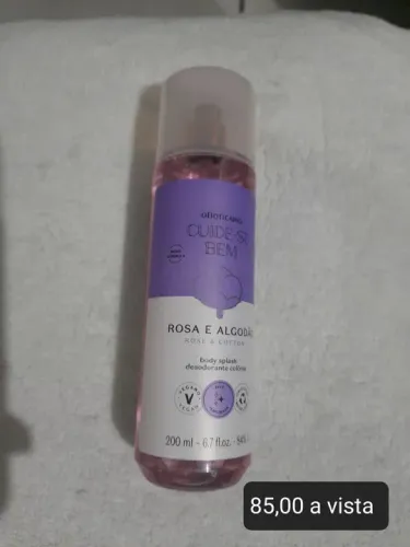 Body Splash Rosa e Algodão O Boticário - 200ml