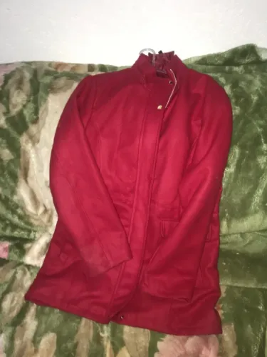Casaco vermelho elegante