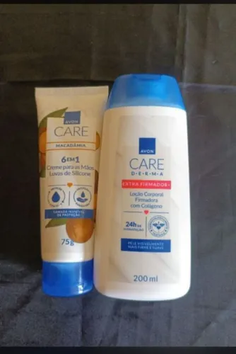 Kit creme de Mão Macadâmia e loção corporal firmadora