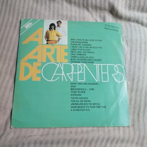 Lp Duplo A Arte De Carpenters 1987 Baladas Românticas