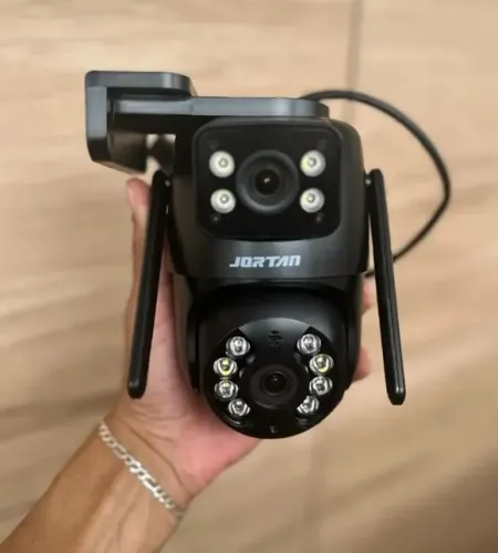 Câmera De Segurança a Prova de água Lente Dupla APP YOOSEE IP66 Camera IP WiFi 360