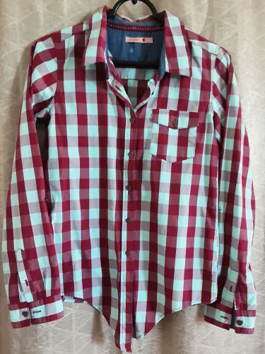 Camisa xadrez feminina Tamanho P