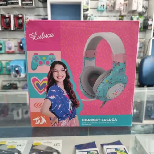 Headset Gamer Redragon Hylas Luluca L260rgb Branco Rgb - NOVO