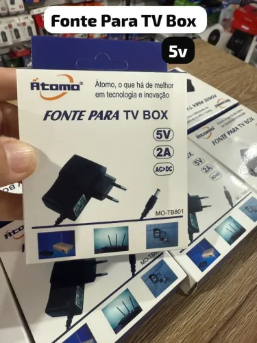 Fonte para TV BOX 5V 2A MO-TB801