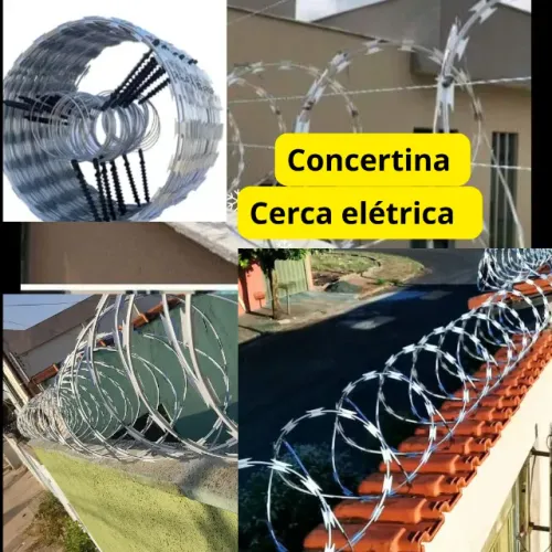 Concertina, alarme residencial, sensor de presença, alarme monitorado