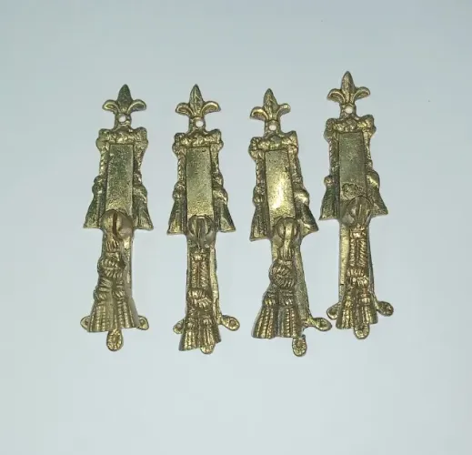 4 puxadores para moveis de bronze