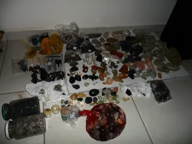 Pedras, cristais, drusa, pingente, Drusa Quartzo/Cristal Branco lapidado