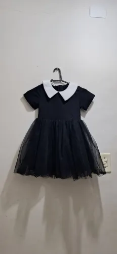 Vestido wandinha vandinha infantil
