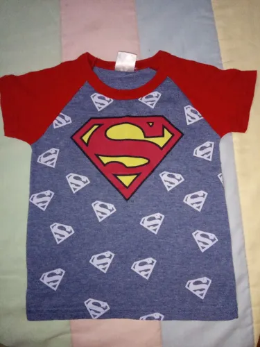 Camiseta Superman Infantil - Tamanho 2