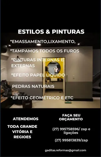 Pintor (preço acessível, qualidade e avaliações de clientes)