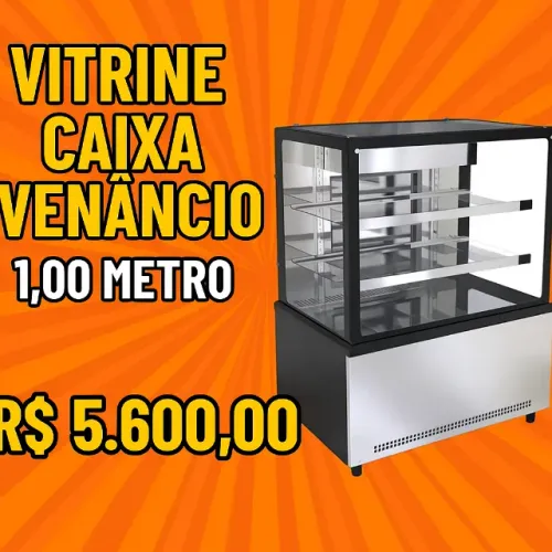 VITRINE CAIXA 1.00M 