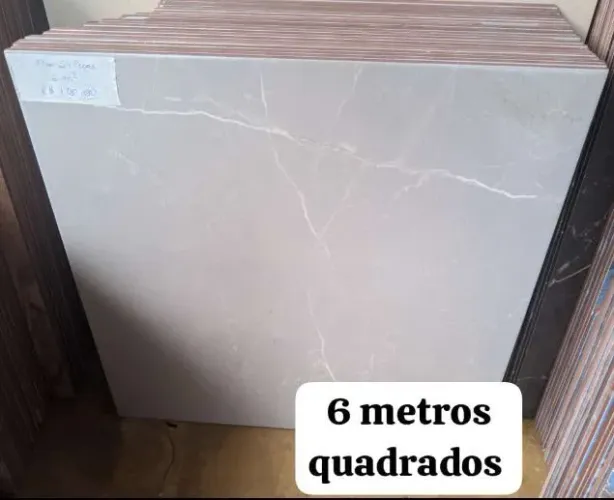 6m² de Porcelanato Novo