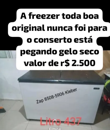 Freezer de duas portas