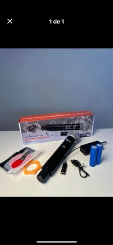 Microfone sem fio profissional 