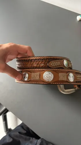 Cinto de couro legítimo 