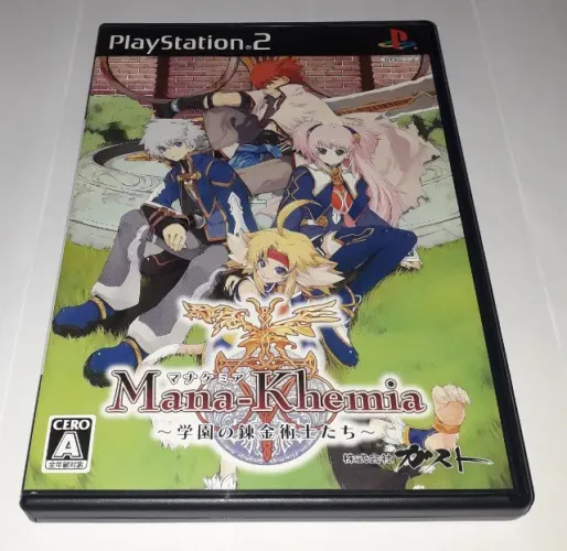Mana-Khemia: Gakuen no Renkinjutsushi-Tachi (Japonês) | PS2 | Original | Usado |