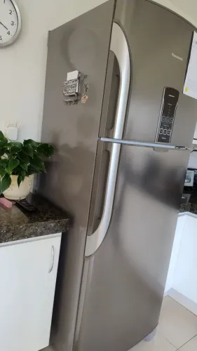Geladeira Panasonic aço inox 480L