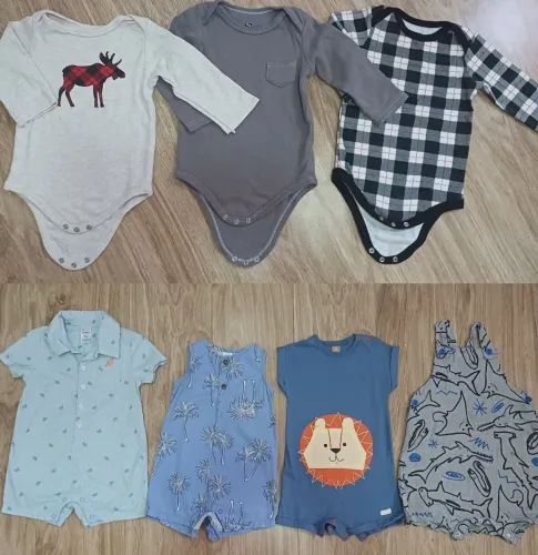 Lotinho bebê menino 6m a 18m