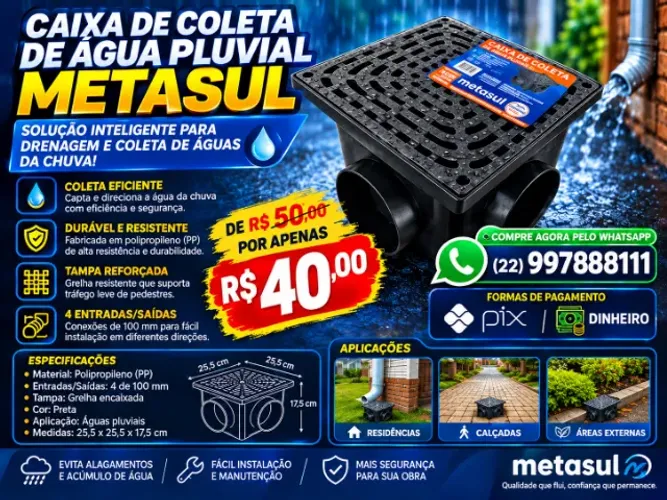 Ralo de água pluvial para tubo de 100mm NÃO RESERVO ( Contato apenas Whatsapp ) novo