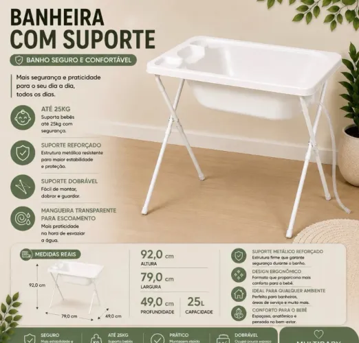 Banheira de bebê nova 