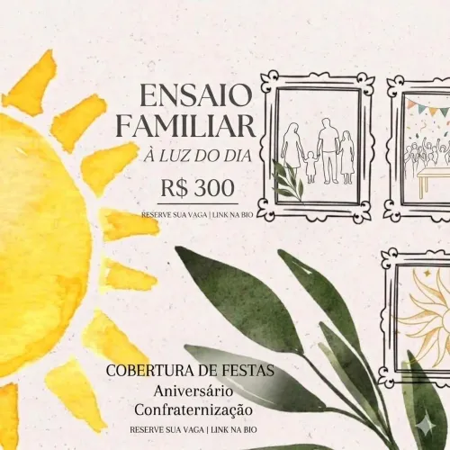 Fotografia Familiar | Promoção 
