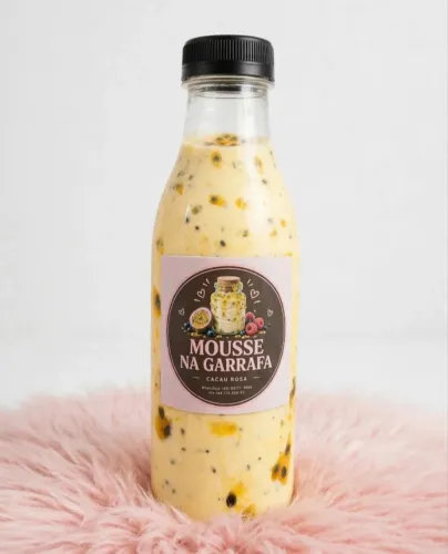 Mousse na garrafa