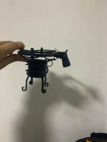 Aranha Shock Mount Metal Preto CXY para Microfone Condensador