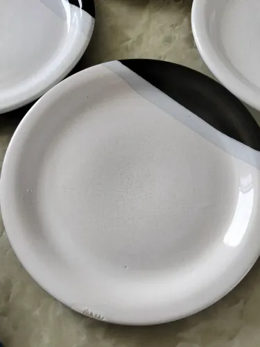 Jogo de prato de porcelana
