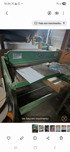 guilhotina de pedal alwema 120cm R$10.000,00