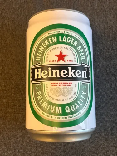 Porta CD's Retrátil Lata Heineken - 60 Unidades