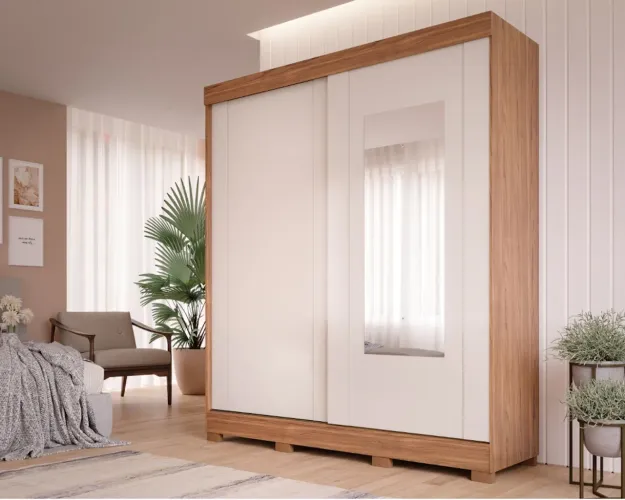 Roupeiro Casal 1,83m Monique 100%MDF t333