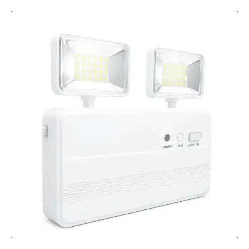 Luminária Emergência 2 Farol Pro Luz Fria 40 Leds