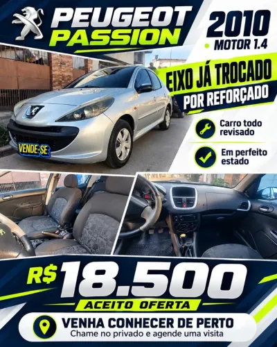 Peugeot 207 Sedan Passion XR 1.4 Flex 8V 4P 2010