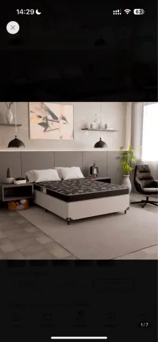 Cama box casal - novinha