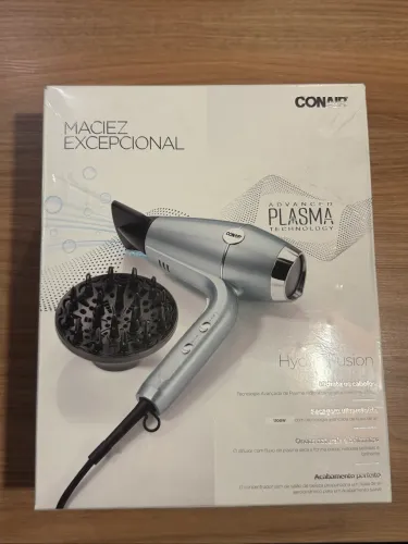 Secador de Cabelo Conair Hydro-Fusion com Difusor, 1875W 220V