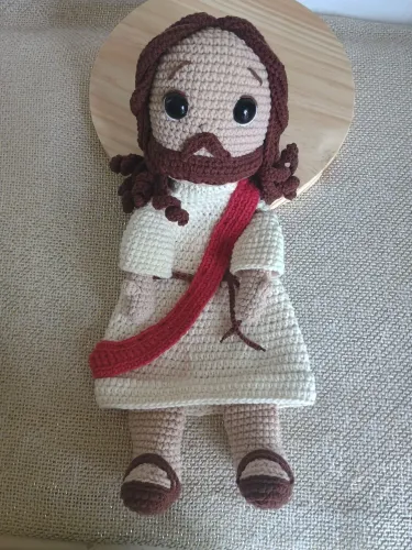 Naninha de jesus em amigurumi/crochê 