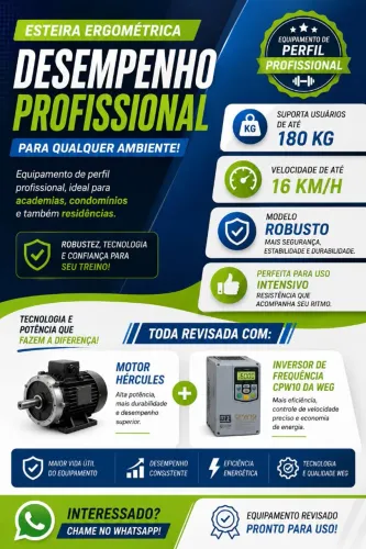 Esteira Ergométrica Profissional