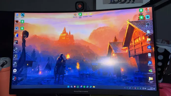 Monitor gamer asrock phanton gaming 27 polegadas 240hz curvo