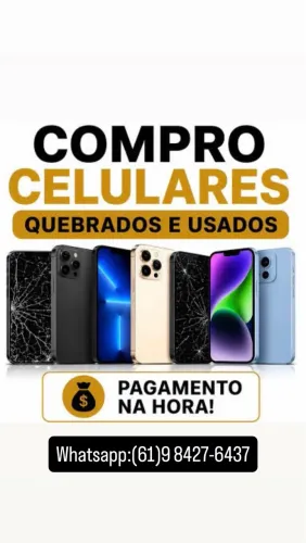 Manutenção e compra de celulares com defeito