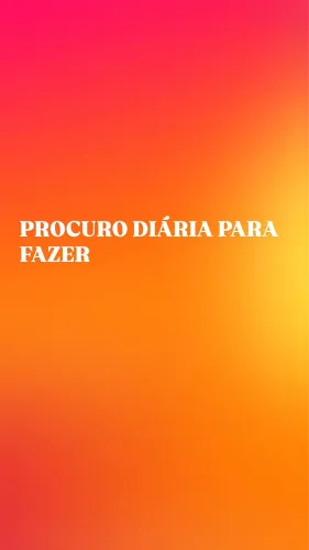 Eu estou a procura de diária