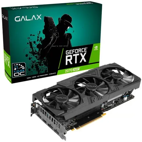 Placa de Vídeo Galax RTX 2070 Super EX Gamer Black 8GB