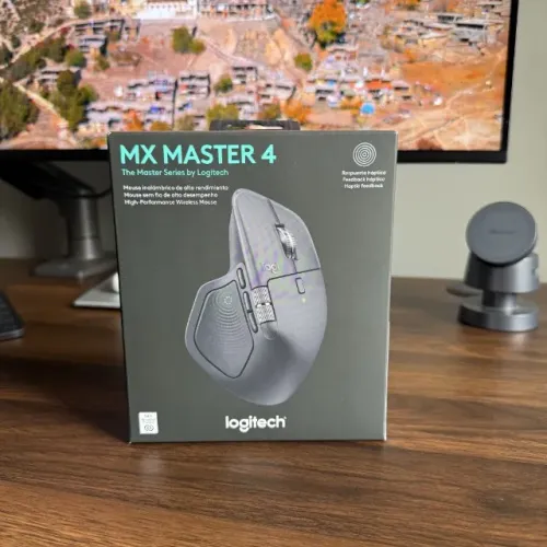 Mouse Sem Fio Logitech MX Master 4 Preto - Novo Lacrado